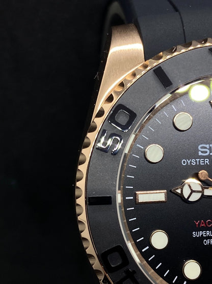 Yatch Master Rose Gold Black