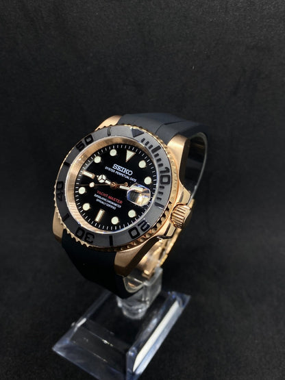 Yatch Master Rose Gold Black