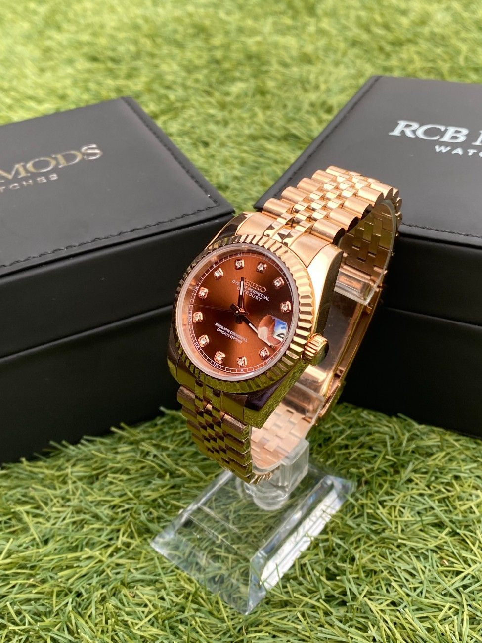 Seikojust Diamond Bronze Rose Gold