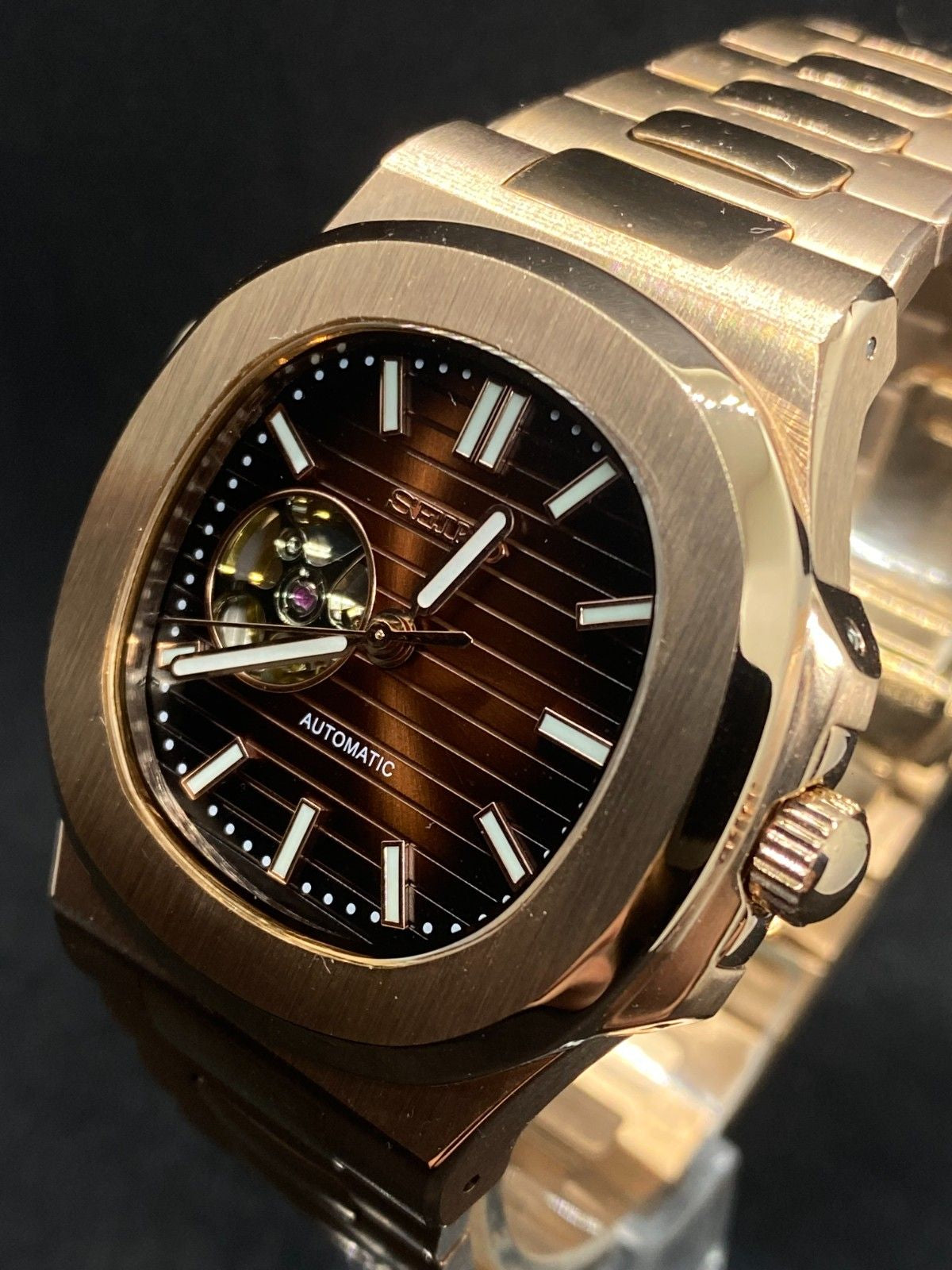 Nauteiko Openheart Rose Gold Chocolatte