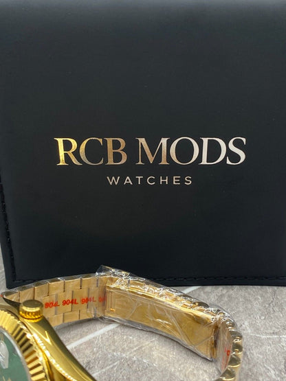 Seikojust Daydate Gold Green