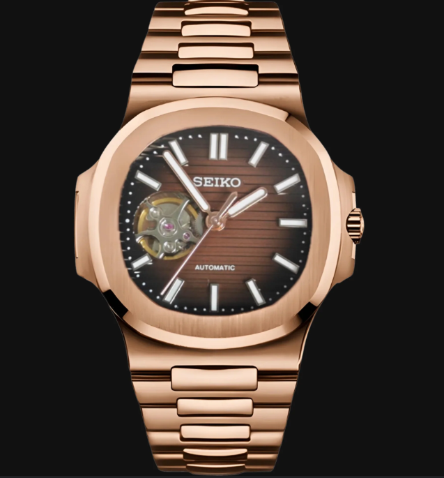 Nautilus Openheart Rose Gold Chocolatte