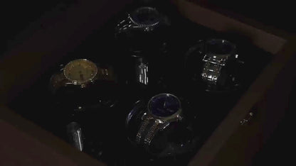 Watch Winder Premium para Relojes Automáticos – Caja Giratoria de Lujo