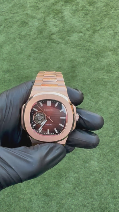 Nautilus Openheart Rose Gold Chocolatte